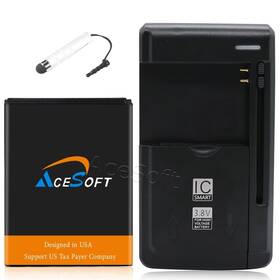 4044c Acesoft Superior Quality 1520ma Battery Charger Stylus F Alcatel Quickflip