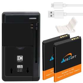 4044t Acesoft 2x 1520mah Battery Charger Cable Bracket For Alcatel Go Flip Phone