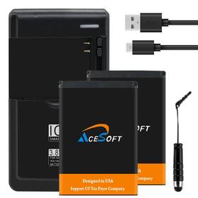 4060w Acesoft Superior Quality 2 1950mah Battery Special Charger Cable F Alcatel Pixi 4