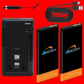 A501dl Acesoft New 2x 2300mah Battery Adapter Charger Usb Cable Stylus F Alcatel Tcl A1