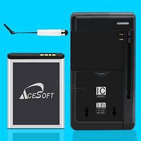 Ot-808 Acesoft Ot-891 1370mah Battery Desktop Home Charger Pen For Alcatel Ot-155 Ot-890