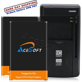 Sm-n900 Acesoft High Capacity 6690mah Battery Home Charger For Samsung Galaxy Note 3 N900a/v/p/t