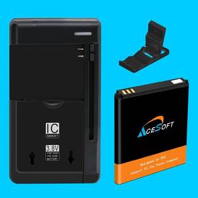 Z718tl Acesoft High Grade 2100mah Lithium Battery Rapid Charger For Zte Jasper Tracfone