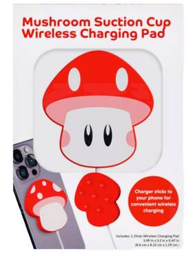 Aconic 849813056725 Mushroom Suction Cup Wireless Charging Pad 10-watt Brand New