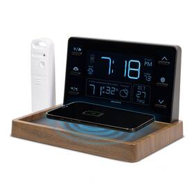 02047 Acurite Weather Valet With Qi-certified Wireless Charging Pad Auto-dimming L