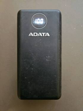 P20000qcd Adata 20000mah Power Bank Pd 3.0 Black Works Perfect