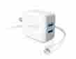Adp-21aw Innergie New Powercombo Pro 21w 4.2a Dual Usb Wall Adapter 1m Lightning Cable