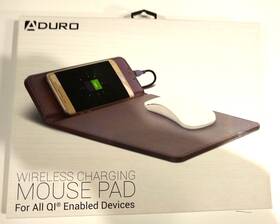 Aduro 849813011397 Wireless Charging Mouse Pad For All Qi Enabled Devices