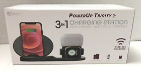 Aduro Power Up Trinity Pro 3 In 1 Wireless Charging Station For Apple