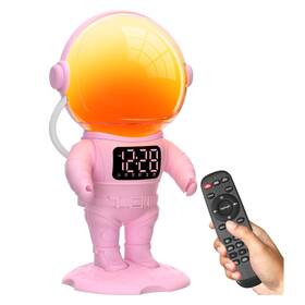 Bl60 Afexoa Astronaut Sunrise Alarm Clock For Kids White Noise Sound Machine With 30 Soo