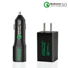 Agoz-0003 Agoz-qualcomm-adapters Agoz Qualcomm Fast Charging Wall Charger Car Quick Adapter For