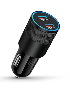 Yd-2pd60w Ailkin Usb C Car Charger 60w Cigarette Lighter Flush Adapter Type Fast Charging