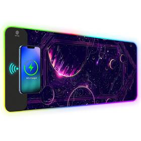 Ams-charging-07 Aimsa Rgb Gaming Mouse Pad With Wireless Charging Large Keyboard W