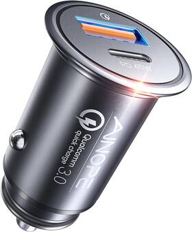 67.5w Ainope 445024239280 Iphone 16 Car Charger Usb C Fast Charging Cigarette Lighter Adapter