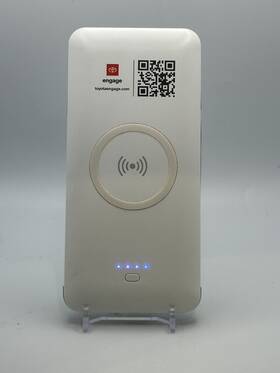 2756 Aircharge #2756 Plus - White 5 000mah Portable Charger/power Bank Used