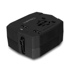 Atcp03f Aluratek Universal Travel Adapter With Usb And Built-in Battery Charger