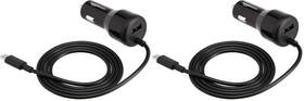 Amazon Basics Tucla3021scpd 30w Fast Car Charger 1 Usb-c 18w Pack Of 2 Black