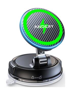 Rlx11 Andery Only For Iphone Magsafe Car Mount Charger 15w Wireless Faster Charging 78 L