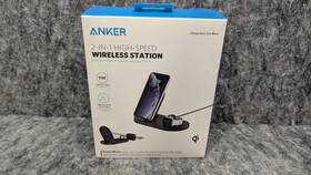 Anker 194644058340 2-in-1 High-speed Wireless Charging Station With Smart Watch Dock