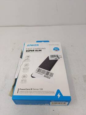 W128346787 Anker 194644077983 Powercore Iii Sense 10000 Mah Black