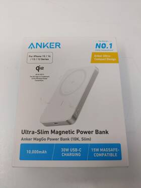 Anker 194644203504 Maggo Power Bank Ultra-slim 10 000mah Magnetic Battery Pack Qi2