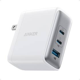 100w Anker 194644225117 736 Usb-c Gan Ii 3-port Wall Charger With 8ft 240w Cable