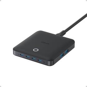 Anker 194644236250 Nano Charging Station 130w Fast 6-port Slim Usb C Charger With