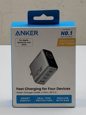 A2697 Anker 194644291952 Universal Fast Charging 140w 4-port Charger For Four Devices