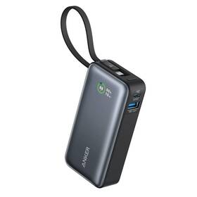 91829898 Anker 10000mah 30w Power Bank With Built-in Cable - Black