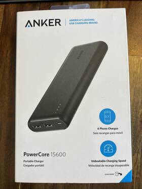 A1252 Anker Powercore 15600mah Portable Charger 4.8a Output Poweriq And Voltageboost