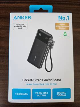 A1388h11-1 Anker Power Bank 10 000mah 22.5w Black