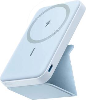 A1614061 Anker 622 Magnetic Wireless Portable Charger Maggo Blue For Iphone 12 And 13 New