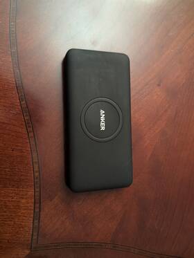A1615 Anker Powercore 10k Wireless Power Bank Usb-c Charger Not Included