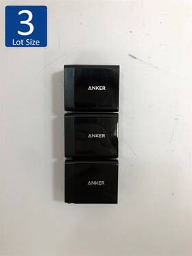 A2013 Anker Lot Of 3 Powerport 1 With Quick Charge 3.0