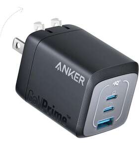 A2343 Anker Prime Gan 3-port 100w Usb A 2x C Compact Foldable Charger