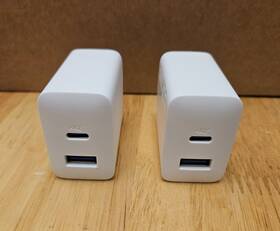 A2348 Anker Set Of 2 White 20w Usb C Dual-port Fast Wall Charger Blocks