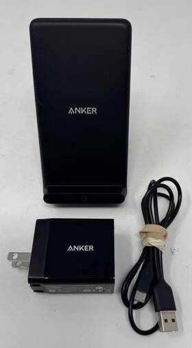 A2525 Anker Powerwave Fast Wireless Phone Charger Stand Cradle Qi-certified