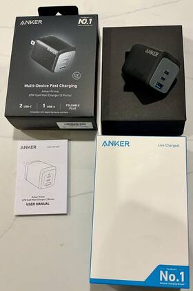A2669 Anker Prime 67w Usb-c Gan 3-ports Wall Charger Mag Go Wireless Pad