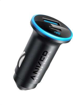 52.5w Anker A2735 Usb C Car Charger Adapter Cigarette Lighter 323 Black