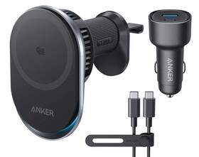 A2933 Anker Prime Magsafe Car Mount Charger Qi2 25w Certified Wireless Black