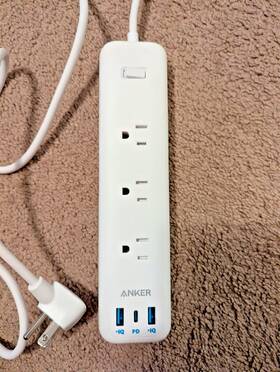 A9133 Anker Powerport Pd 3 Port Power Strip Surge Protector - Usb C A