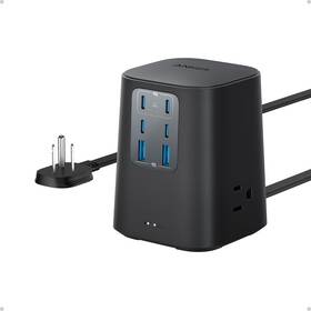 A91c6 Anker Charging Station 100w 9-in-1 Usb C Power Strip 300j Surge Protection