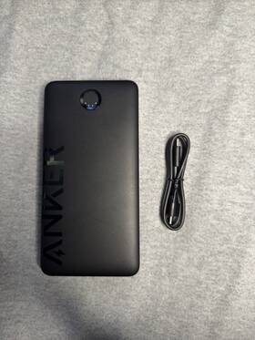 Aka1286 Anker 20000ma Power Bank 2-port Portable Charger 15w For Iphone 15/used