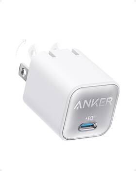 Aka2147111 Anker Nano Charger Usb C Gan 30w Piq 3.0 Foldable Pps Fast Nib