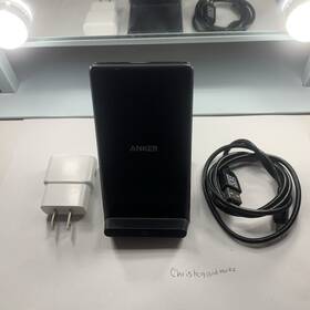 Aka2524 Anker Wireless Charger Powerwave Stand Qi Charging 5w/10w For Iphone/samsung