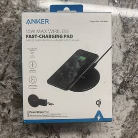 Akb2503j12 Anker Powerwave 10w Qi Wireless Charger Pad With Wall Included - Black
