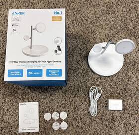 Akb25m3 Anker Maggo 3-in-1 Wireless Charging Station Qi2 Certified 15w Magsafe Stand Kit
