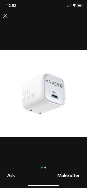 Akb2616121 Anker Powerport Iii Nano 18w Usb C Fast Charger -
