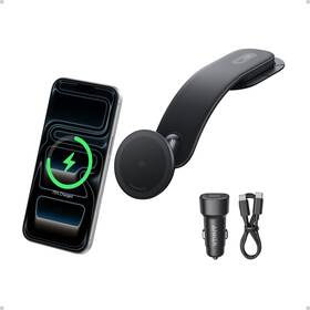 B2216 Anker Nano Magnetic Wireless Car Charger 360 Adjustable Mount Black
