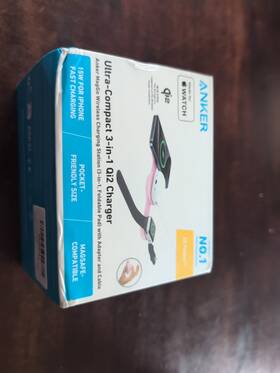 B25m8151 Anker Ufo Ultra Compact 3-in-1 Qi2 Maggo Wireless Charger Black